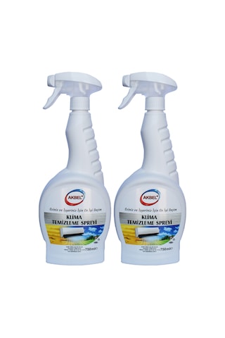 Akbel Klima Temizleme Spreyi 750 Ml 2 Li Ekonomik Paket