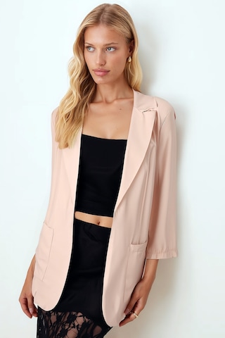 Armonika Kadın Bej Cepli Oversize Ceket Arm-26k001005