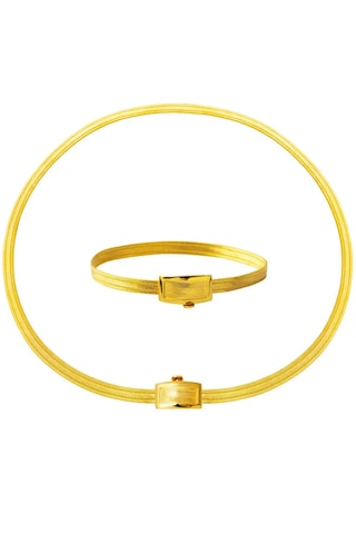 Çiğdem Gürel Kuyumculuk 8 Ayar 3 Sıra Trabzon Hasır Set