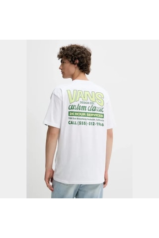 Vans Shop Front Ss Erkek Tişört Vn000m60wht1 Beyaz