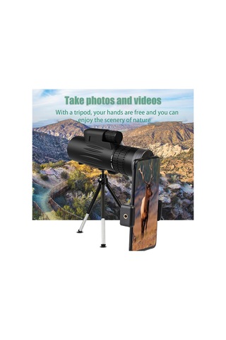 Monoküler Hd Bak4 Prısm İle Yüksek Güçlü Teleskop Fmc Çoklu Kaplamalı Büyük Görünen Ve Büyük Objektif Lens Çeşitli Açık Hava Sporları İçin Uygundur