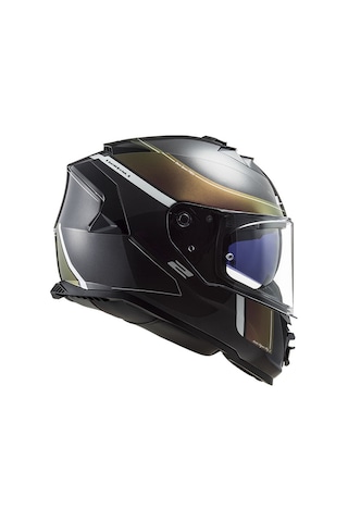 Ls2 Storm Velvet Motosiklet Kaskı Gökkuşağı - Mat Siyah