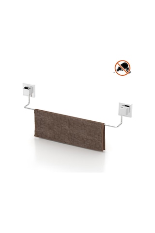 Tekno Tel Ef-260 Yapışkanlı Banyo Uzun Havluluk Krom