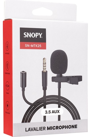 Snopy SN-MTK25 Tik-Tok Akıllı Telefon ve Youtuber Kulaklık Yaka Mikrofonu