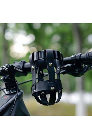 Sones Açık Hava Anti-sarsıntı Bisiklet Su Şişesi Tutucu Bisiklet Bardak Taşıyıcısı Siyah Ağ + Siyah Tutucu