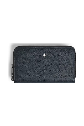Mont Blanc Montblanc Sartorial 12li Medium Tweed Mavi Cüzdan 220362