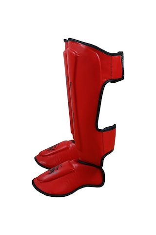 Dragondo 40715-p Kaval Ayak Koruyucu Profesyonel Kick Boks Kaval Koruyucu Kırmızı