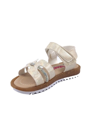 Arzen 4217 Simli Taşlı Kız Çocuk Bebe Sandalet Ayakkabı 001