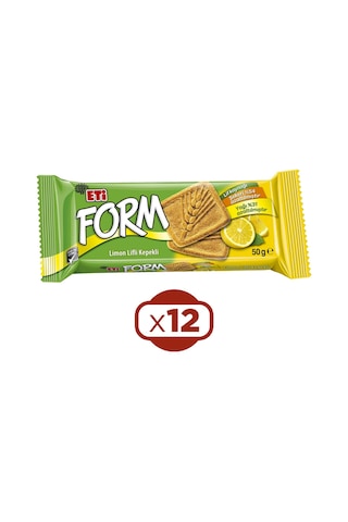 Eti Form Limon Lifli 50 Gr X 12 Adet