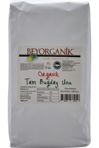 Organik Tam Buğday Unu 1 KG Organik Tam Buğday Unu 1 KG