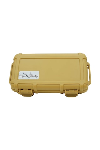 Cigar Caddy 5 Tan Travel Humidor Puro Kutusu