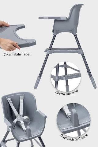 Wellgro Ergo Mama Sandalyesi, Gri