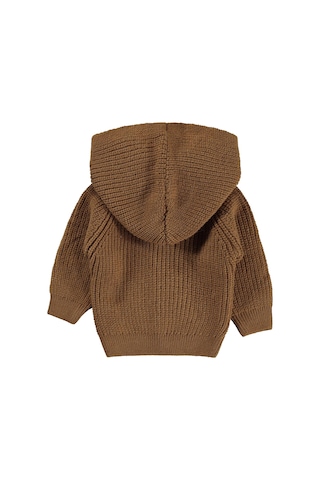 4522 Civil Baby Ayıcık Kulaklı 6-18 Ay Hırka - Kahverengi Açık-kahverengi