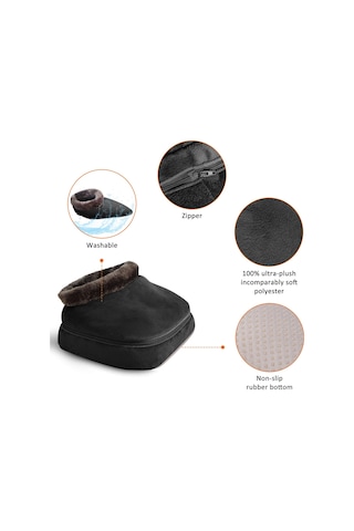 Snailax Elektrikli Shiatsu Ayak Masajı, Isı Fonksiyonlu, Erkekler Kadınlar İçin Hediyeler Anne Baba, Ayak Isıtıcı, 2'si 1 Arada Yoğurma Ayak Masajı Veya Sırt Masajı