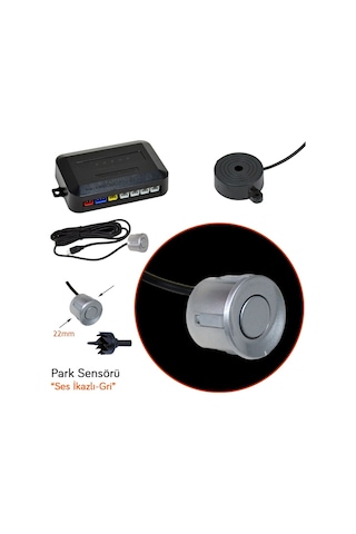 Carub Park Sensörü Ses İkazlı Gri 22 Mm 4 Lü Br0015921