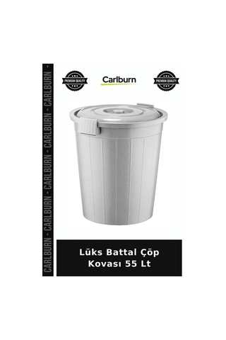 Özel Seri Lüks Battal Çöp Kovası 55 Lt Mutfak Eşyası Geniş Sepet