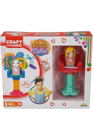 Sunman Crafy Sihirli Salon Oyun Hamur Seti 200 gr. 15 Parça S00030980 00041 Sarı Başlık