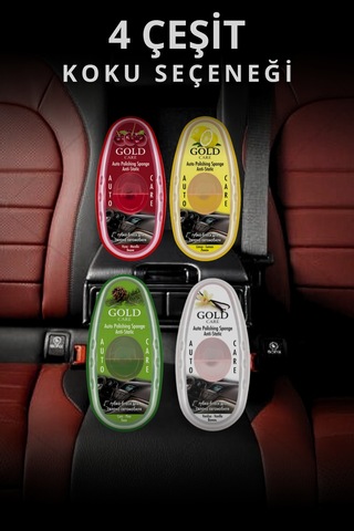 Oto Temizleme Ve Parlatma Süngeri Antistatik, Toz Tutmaz Limon