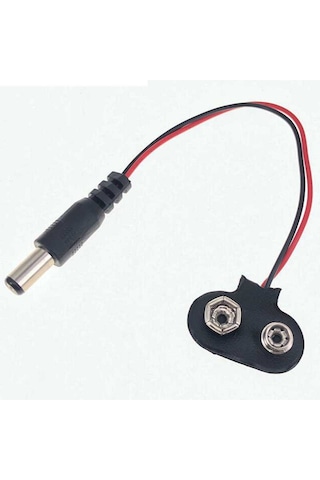 9 Volt 2.1 Mm Jacklı Pil Başlığı Ic-232a