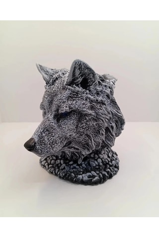 Tedi Sanat Kurt Büst Saksı