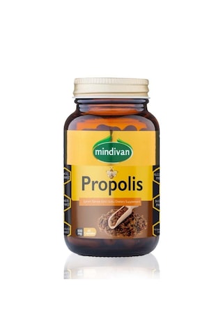 Mindivan Propolis Ekstraklı 60 Kapsül - Kapsül Gıda Takviyesi