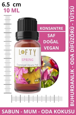Lofty Spring Bahar Uçucu Yağ Buhurdanlık Esansı Oda Kokusu 10 ML