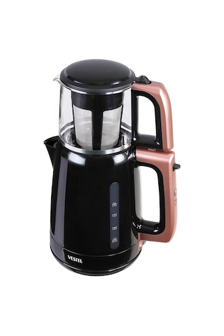 Vestel Sefa 3000 RS Cam Demlikli 1.9 L Çay Makinesi Rose Gold