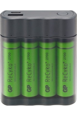 GP X411 AA 2700 Serisi USB Pil Şarj Cihazı + Powerbank