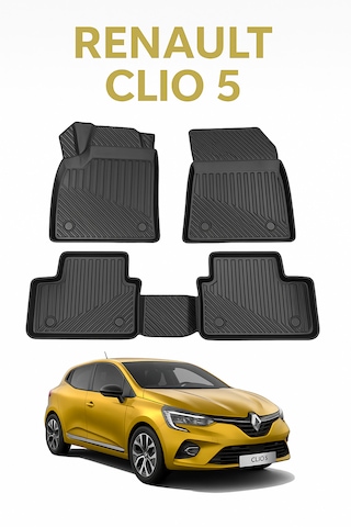 Renault Clio 5 3d Uyumlu Oto Paspas Premium