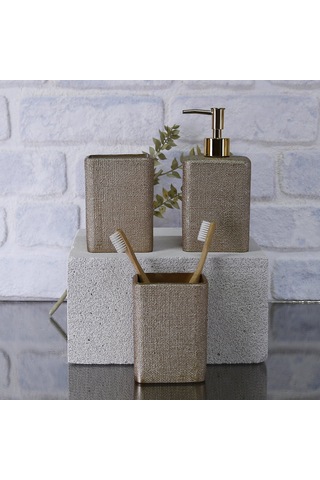 Linen Diş Fırçalık Vizon