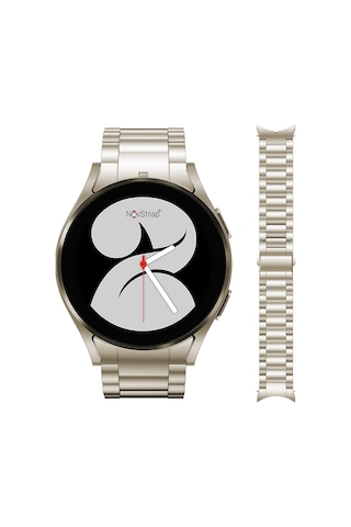 Novstrap Samsung Galaxy Watch 7 6 5 4 Fe 40-42-43-44-45-46-47 Mm İle Uyumlu Çelik Metal Kordon Boşluk Bırakmayan Pimli