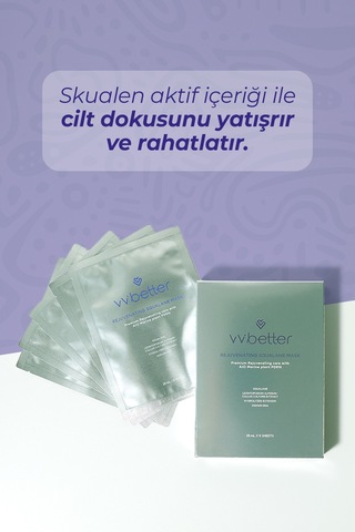 Vvbetter Rejuvenating Squalane Mask Yüz Maskesi Kore 28 ML