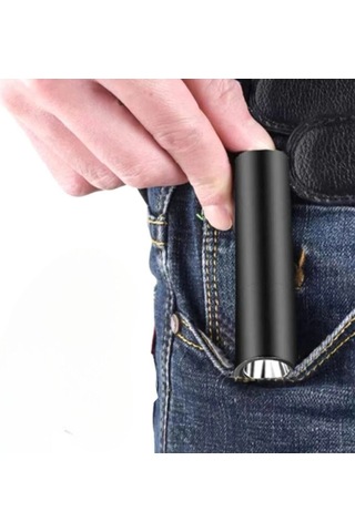 Bay Mini Cep Boy Usb İle Şarj Olan Oje Kurutucu Oyuncak Banknot Kontol Led Uv Mor Işık El Feneri Najmaddin Standart
