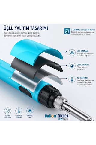 Bakon Bk609 80w Kalem Havya