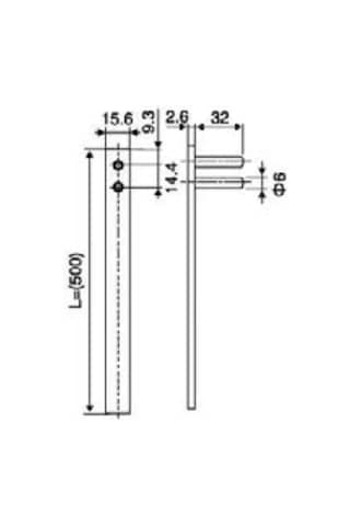 Canex Merkezi Çekmece Kilidi 19mm - Çubuksuz 10 Adet 10 Adet
