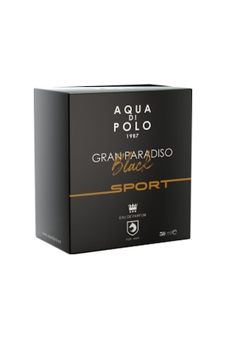 Aqua di Polo 1987 Gran Paradiso Black Sport 50 ML EDP Erkek Parfüm APCN000514