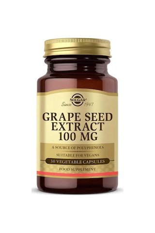 Solgar Grape Seed Extract 100 MG 30 Kapsül