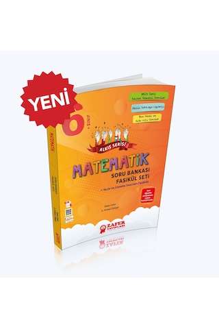 Zafer Yayınları 6. Sınıf Matematik Soru Bankası Fasikül Seti
