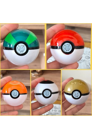 Pokemon Topu Ve Pokemon Figür 1 Adet . Poketopu Ve Pokemon Figür , Pokeball Poketop