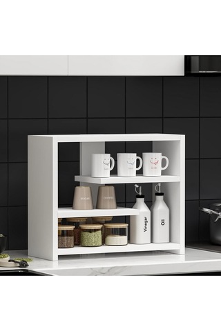 Gupse Raf Atlantik Çam - Beyaz Beyaz