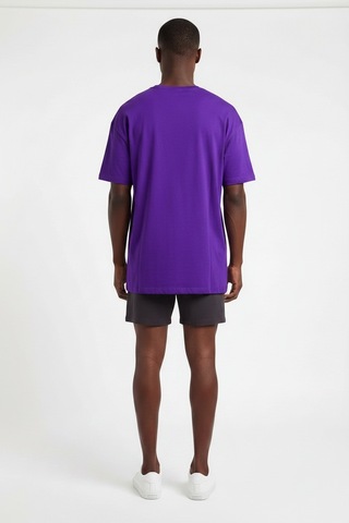 Usa Basketball Lakers 23 Mor Oversize T-shirt 141945 SİYAH