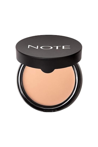 Note Cosmetique Luminous Silk Cream Powder Mat Bitişli Pudra Fondöten - 01 Beige