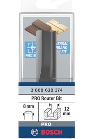 Için Standart Yiv Frezesi Ahşap Için Ø 12 Mm Çalışma Uzunluğu 32 Mm El Frezesi Aksesuarı