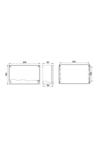 METE ENERJİ 402517 160X260X90 Alüminyum Buat