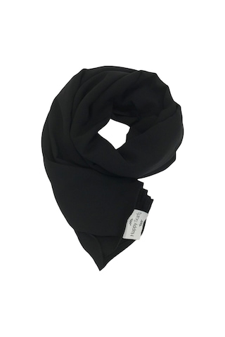 Happy Scarfs Medine Ipeği Şal - Siyah Siyah Happy Scarfs Medine Ipeği Şal - Siyah Siyah