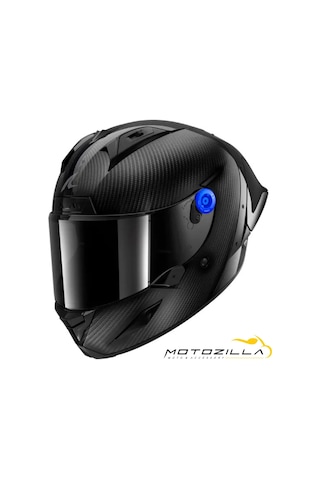 +1 Siyah Vizör + Shark Aeron-GP Full Carbon Fım Racing Kask Siyah