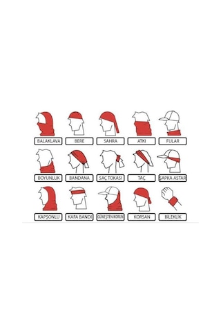 Bebo Store Extreme Spor Motor Ve Bisiklet Kullananlara Özel Desenli Buff Boyunluk Bandana Balaklava Kuru Kafa-1