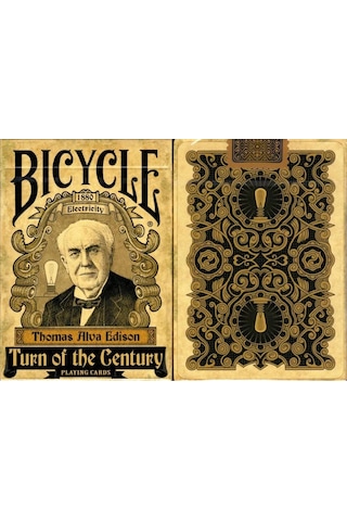 Bicycle Turn Of The Century Electricity Premium Oyun Kağıdı İskambil Kartları Destesi