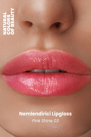 Bade Natural Nemlendirici Lipgloss Pink Shine 03 Dudak Parlatıcısı %100 Doğal