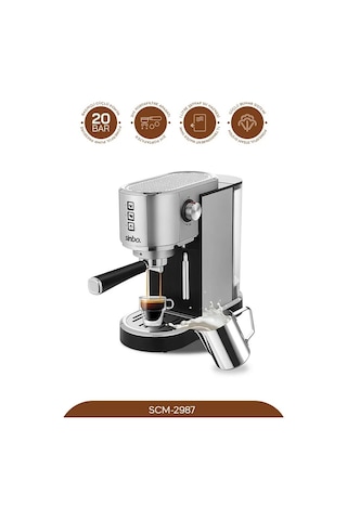 Sinbo Scm-2987 Espresso Kahve Makinesi Gri